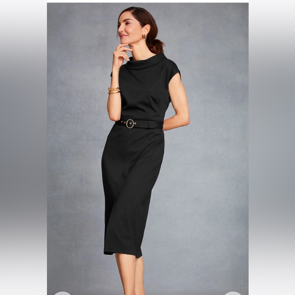 Beautiful, black dress. Worn once.  No longer appropriate fit for me.